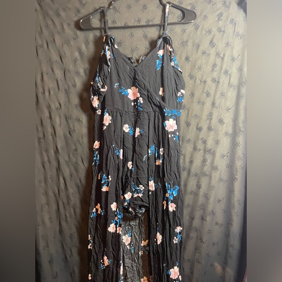 Jumper with jump coat to feet and off the shoulder sleeves v neck zip back xl - Picture 2 of 7